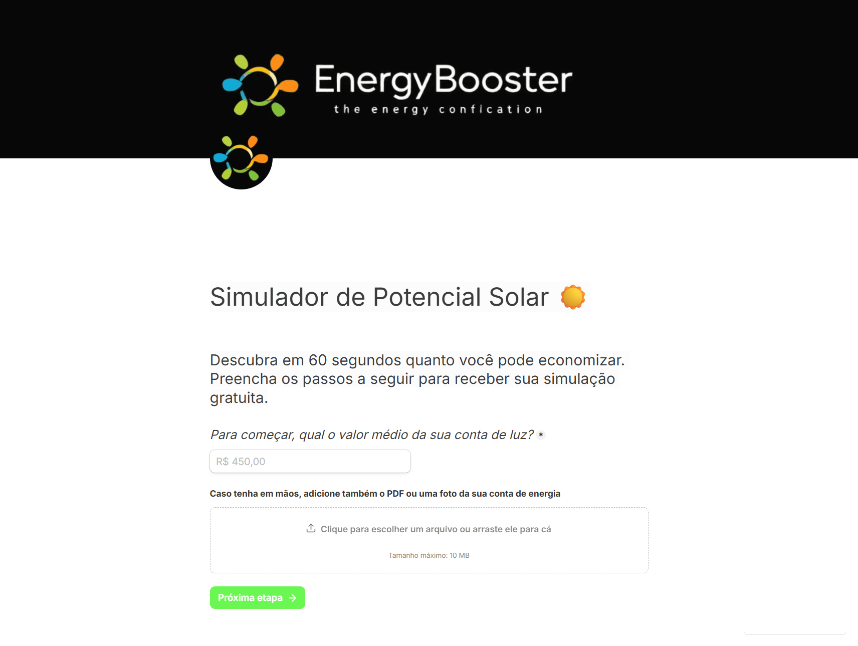 Simulador Solar
